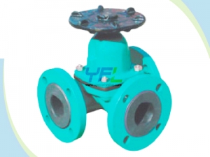 Rubber lined diaphragm valve