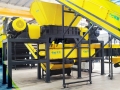 Double Shaft Tire Shredder