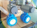 Pneumatic O-Port Ceramic Ball Valve