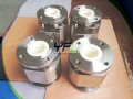 150#RF 2'' F304 Pneumatic Fully lined ceramic ball valve