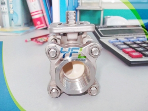 Cast body ceramic ball valve