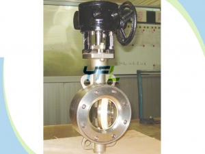 Ceramic butterfly valve