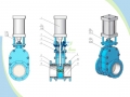 Pneumatic Operated Ceramic Double Wedge Gate Valve