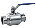 No detenstion sanitary ball valve