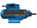 Trip screw pump