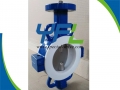 Wafer PTFE Lined Butterfly valve