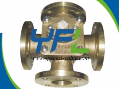 C95500 Four Way Plug Valve by YFL