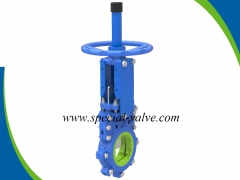 Polyurethane Lined Knife gate valve for Mining by YFL