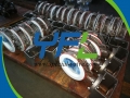 WCB body FEP Lined Butterfly valve