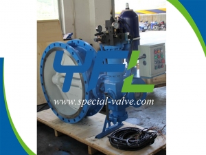 Hydraulic Emergency Shut Down Butterfly Valve by YFL