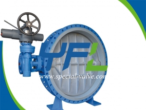 Large size FEP  Lined butterfly valve