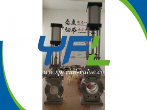 Ceramic knife gate valve