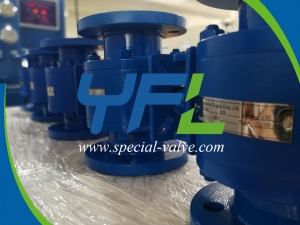 Ceramic Ball Valves for Nickel Refinery by YFL