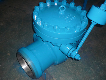 DIN 3840 Swing Check valve with counterweight exported to Bulgaria