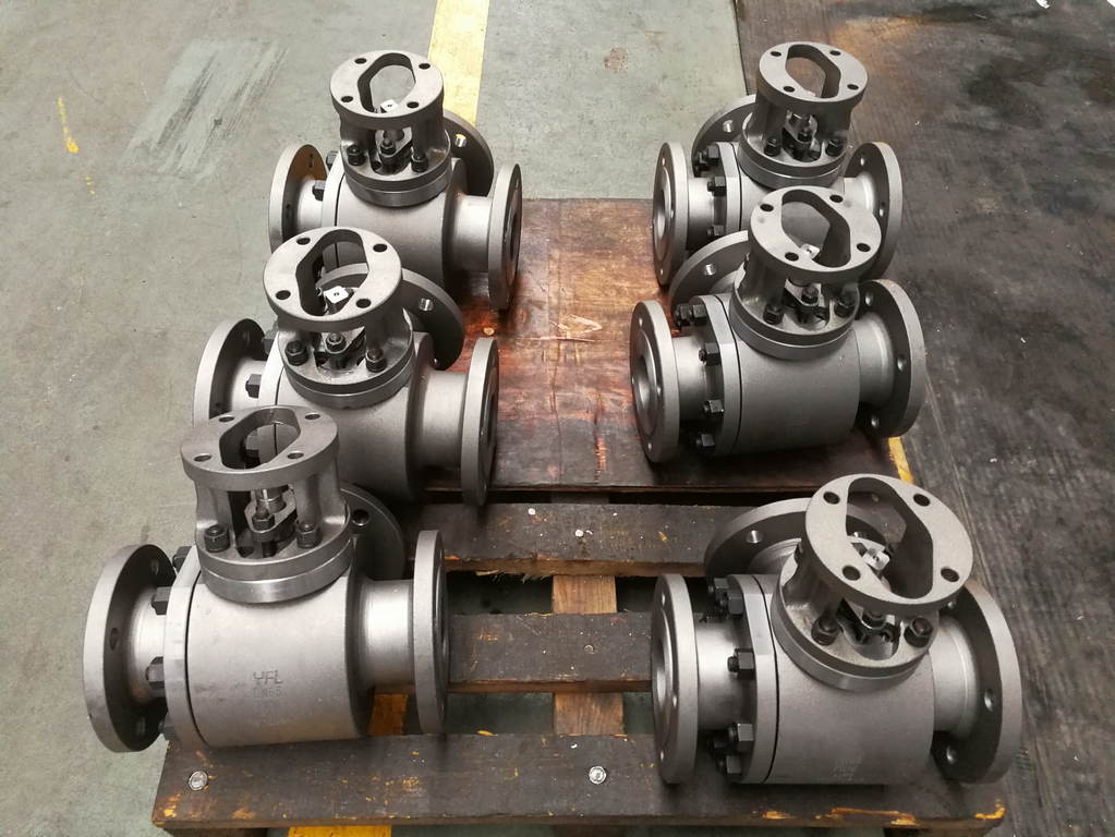 Three way ball valves for Canadian Navy Ships