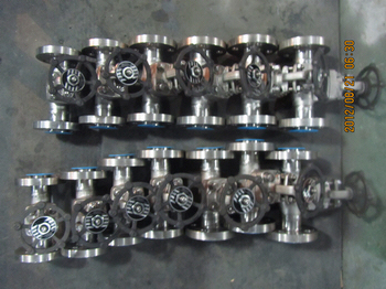 600LBS Welded flanged F304L Forged gate valves exported to Germany