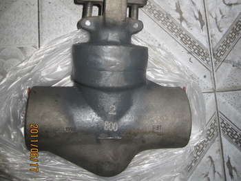800lbs F91 Welded bonnet gate valves and globe valves airfreight to Germany
