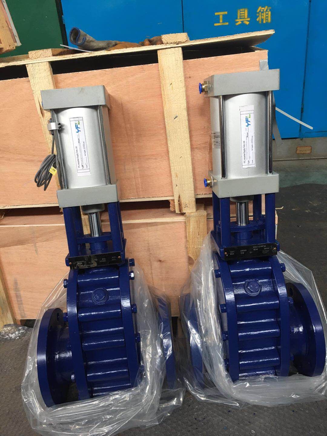 PN10 DN80 Double Disc Ceramic Gate Valves Exported To Philippine 